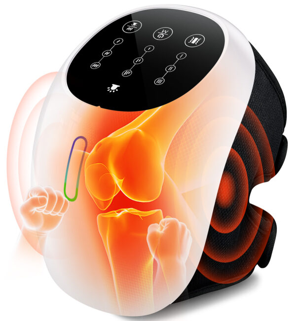 MSFOOT World's First 360° Knee Massager with 1-Second Heat