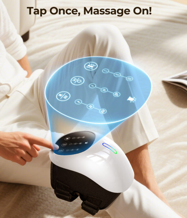 MSFOOT World's First 360° Knee Massager with 1-Second Heat
