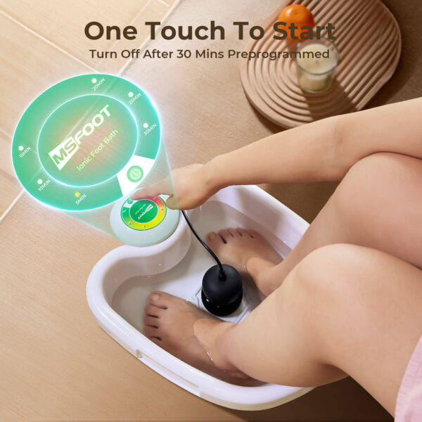 MSFOOT Upgraded Ionic Foot Bath Detox Machine