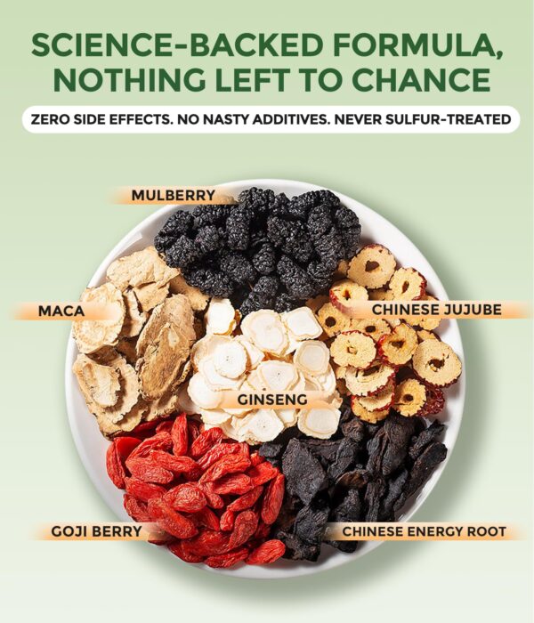 MSFOOT 6-IN-1 Ginseng Herbal Treasures Tea Bags Kidney Tea